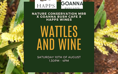Wattles and wine combine