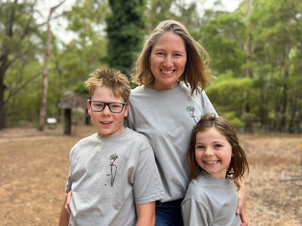 Nature Conservation Margaret River mechandise. Tshirts for kids and adults
